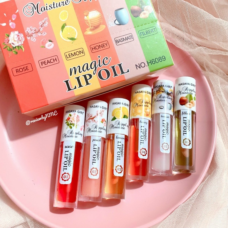 Son Bóng Dưỡng Hồng Môi Mềm Môi Hương Vị Trái Cây Hasaya Girl Magic Lip Oil (Lẻ 1 Cây)