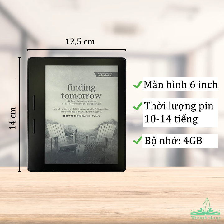Máy đọc sách Kindle Oasis 1 - Chính hãng - Bảo hành 9 tháng