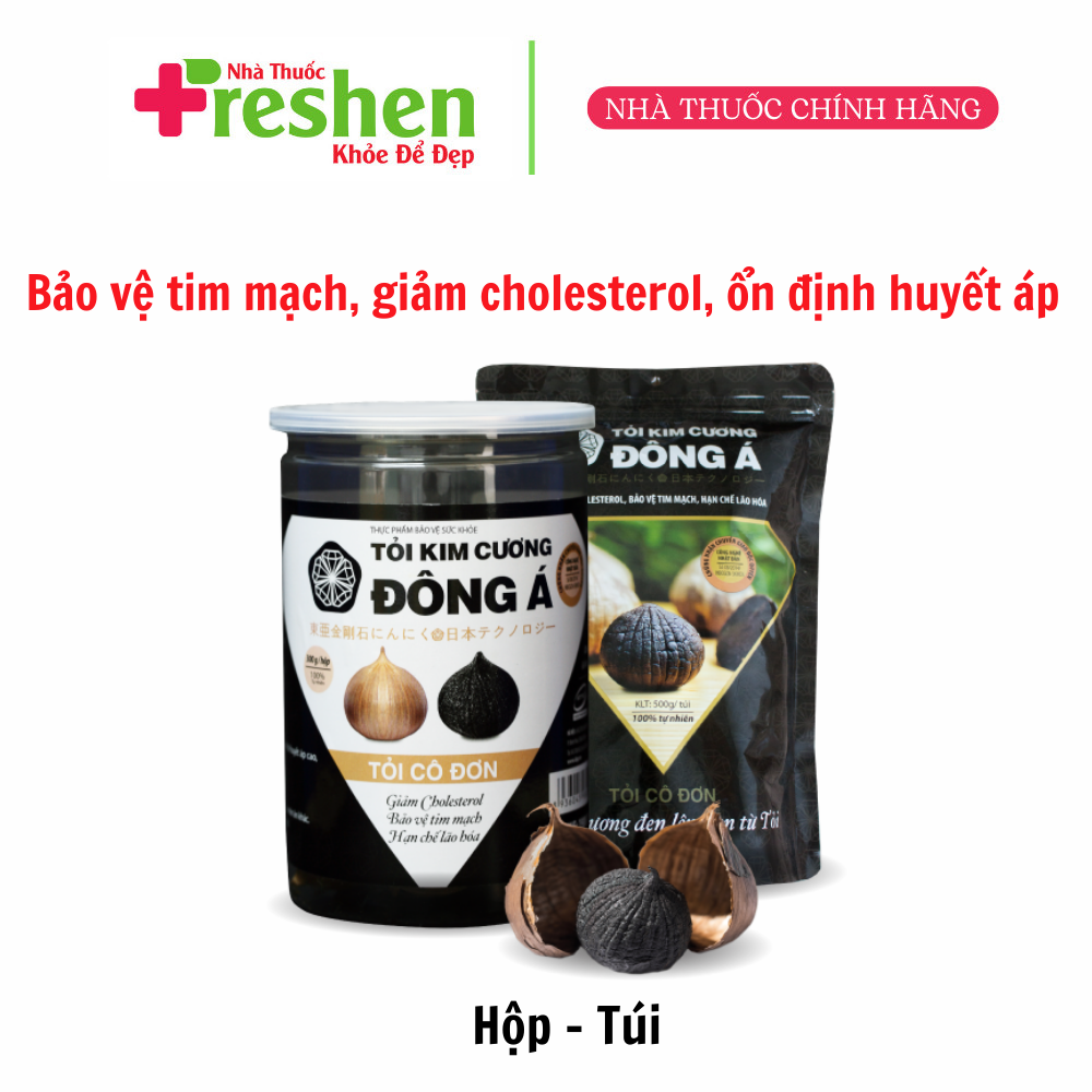Tỏi đen kim cương đông á 200gr -300gr-500gr - 500gr