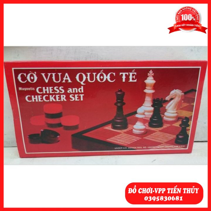Bộ cờ vua nam châm loại to