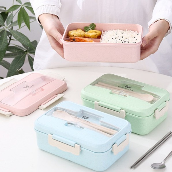 [HCM]HỘP CƠM 2 TẦNG GIỮ NHIỆT LÊN ĐẾN 8 - 10 TIẾNG - HỘP CƠM ĐƯỢC LÀM BẰNG CHẤT LIỆU LÚA MẠCH CAO CẤP CÓ THIẾT KẾ VỚI GIÁ ĐỠ ĐIỆN THOẠI TẶNG KÈM MUỖNG ĐŨA - HỘP CƠM VĂN PHÒNG NHỎ GỌN TIỆN LỢI DỄ MANG THEO