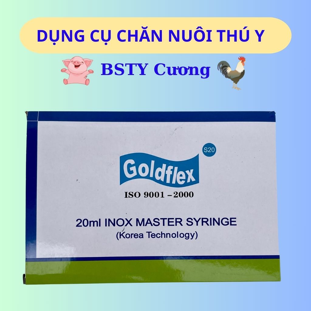 Xi lanh Inox Goldflex Hàn Quốc Cao Cấp 20ml