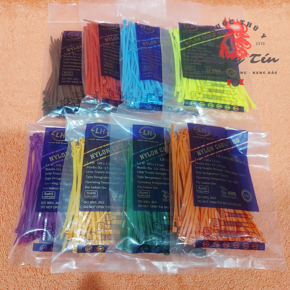 dây rút màu - làm dấu gà - (COMBO 8 BỊT / 8 MÀU) chiều dài dây = 10cm