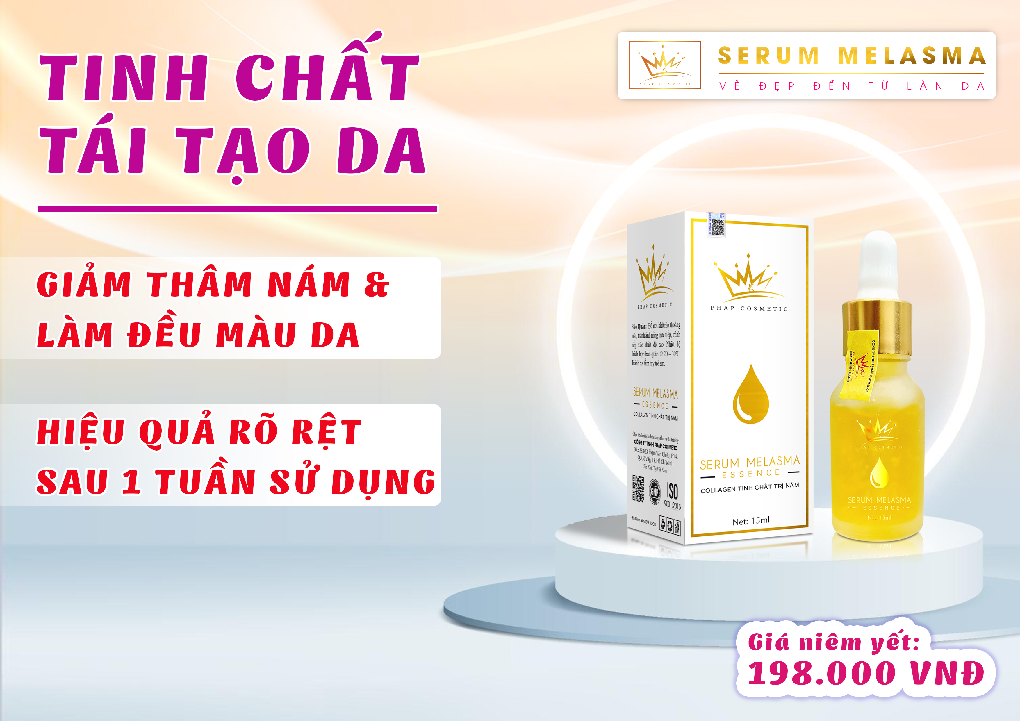 SERUM PHÁP NÁM MELASMA