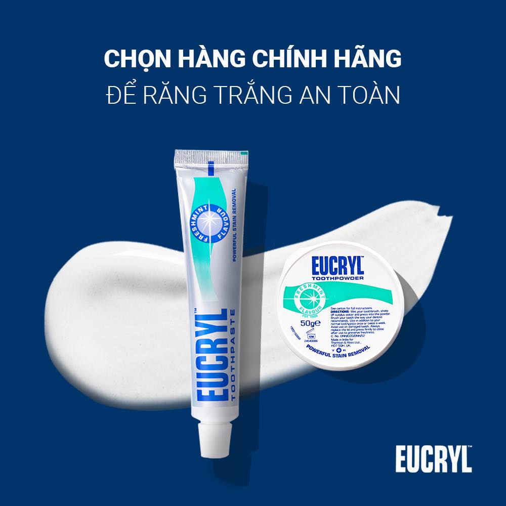 Combo of 3 Eucryl Toothpaste to Help Whiten Teeth (3X62G)