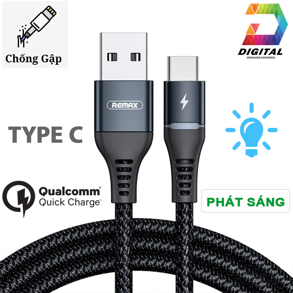 Genuine remax rc-152a quick charge cable type c port