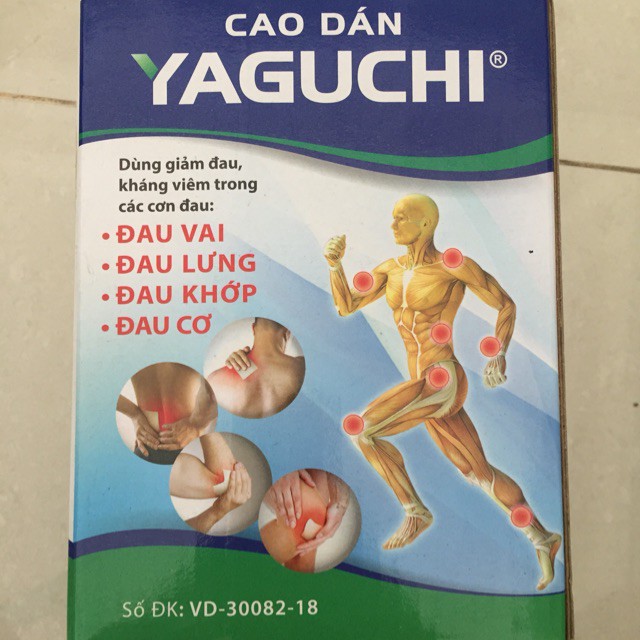 Cao dán yaguchi - Miếng dán thảo dược Yaguchi bịch 5 miếng