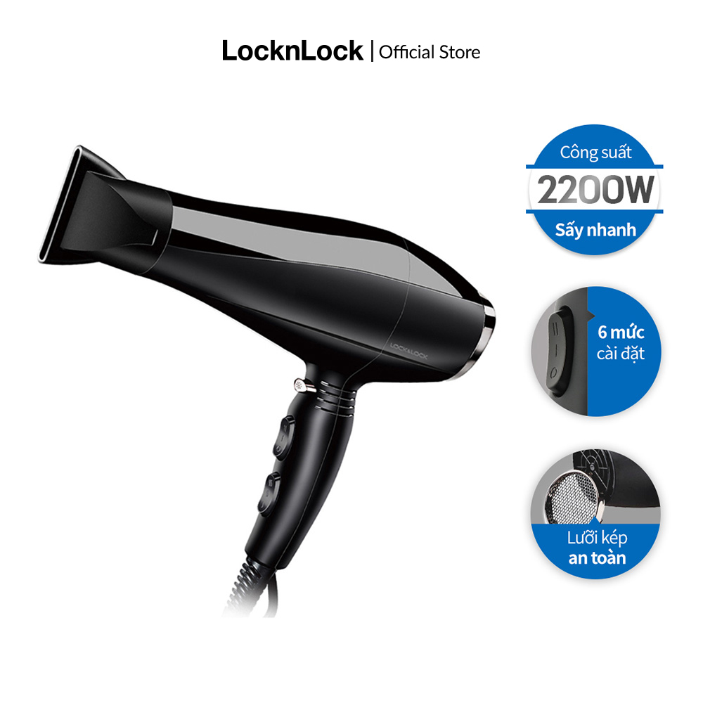 ENA146BLK - Lock &Lock HAIR DRYER - BLACK