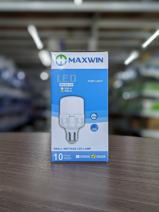 Bóng đèn Led trụ Maxwin ánh sáng trắng, vàng