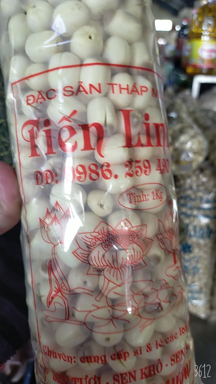 HẠT SEN SẤY KHÔ ĐỒNG THÁP 1KG