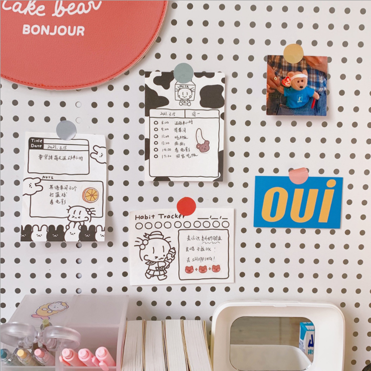 [Có sẵn] Giấy note - sticky note họa tiết bò sữa xinh xắn ulzzang