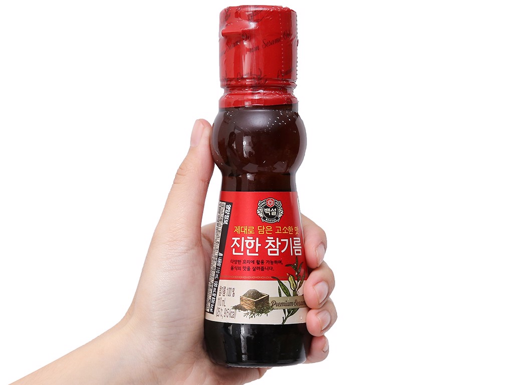 CJ Dầu mè đậm đặc Beksul chai 110ml - Nhập Khẩu Hàn Quốc