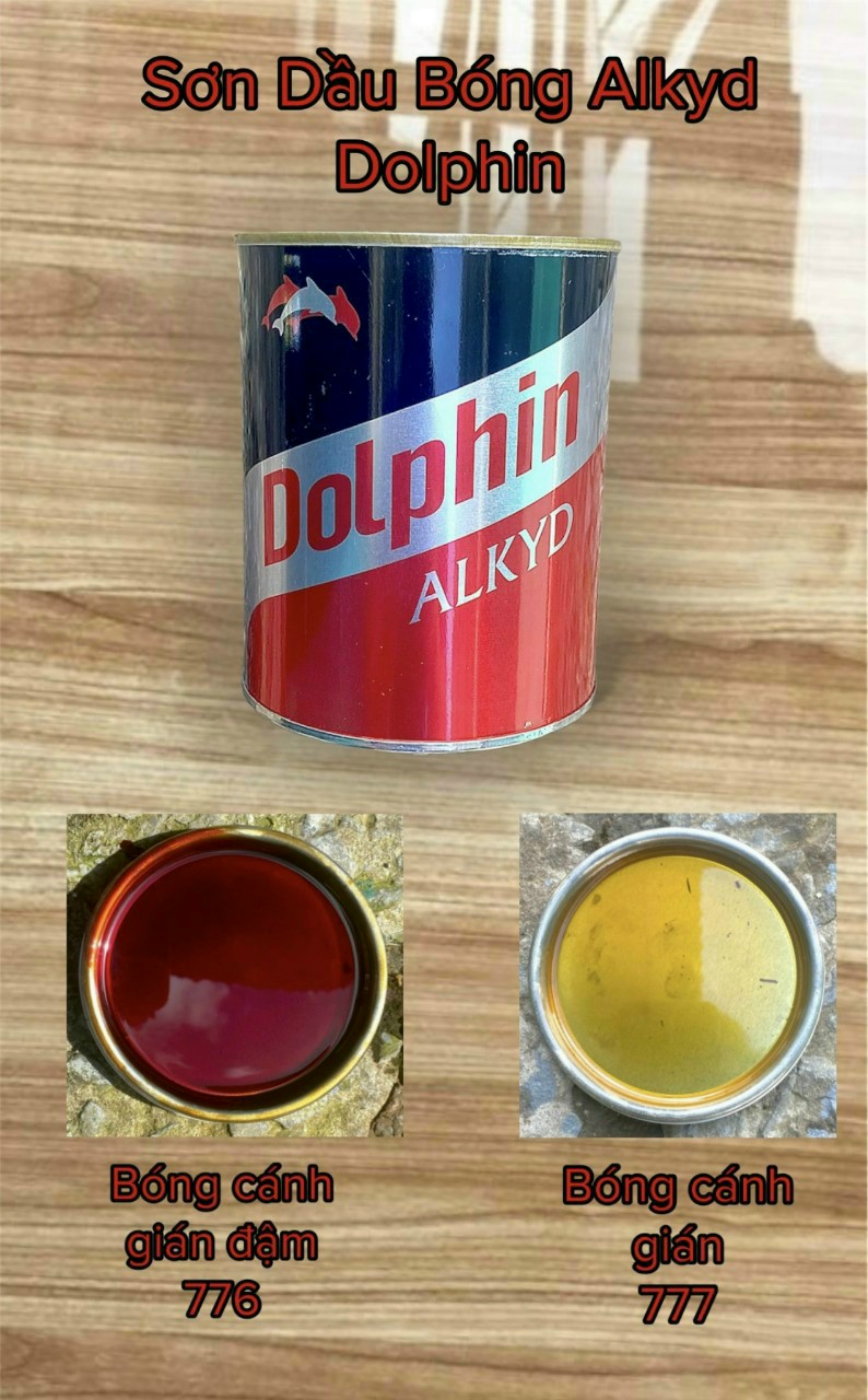 Sơn kẽm Dolphin màu Bóng Cánh Gián 777