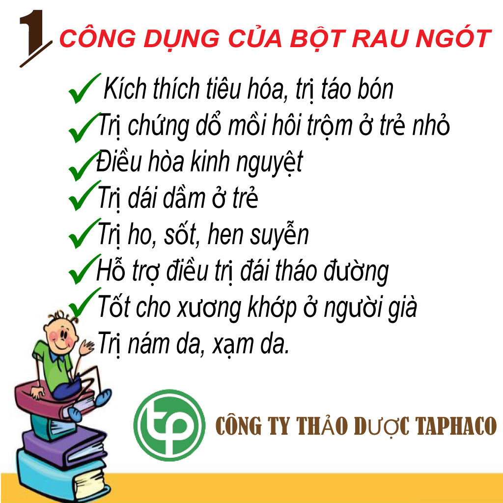 Bột Rau Ngót 100g - Thảo Dược Tấn Phát