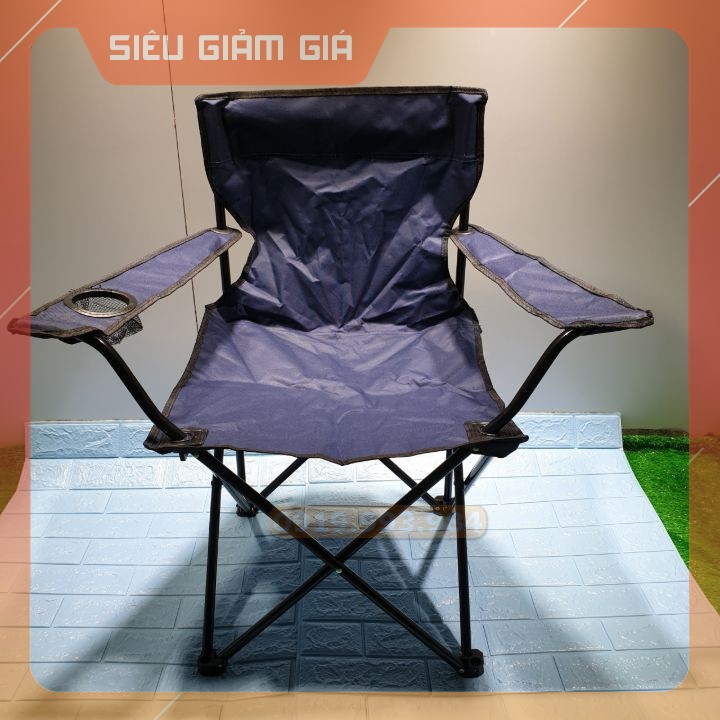 Ghế gấp du lịch, dã ngoại câu cá màu đen 250