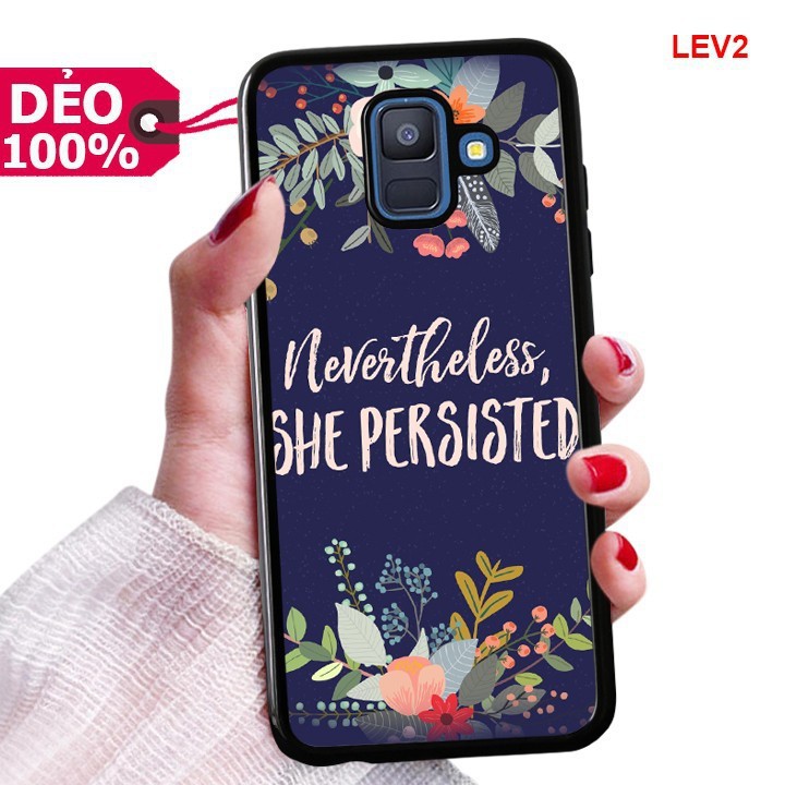 [HCM]Ốp Lựa Nhựa SAM SUNG A6 2018 TPU Dẻo In Quote Độc Đáo