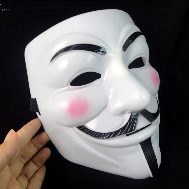 Mặt nạ hacker không đèn cosplay hoá trang