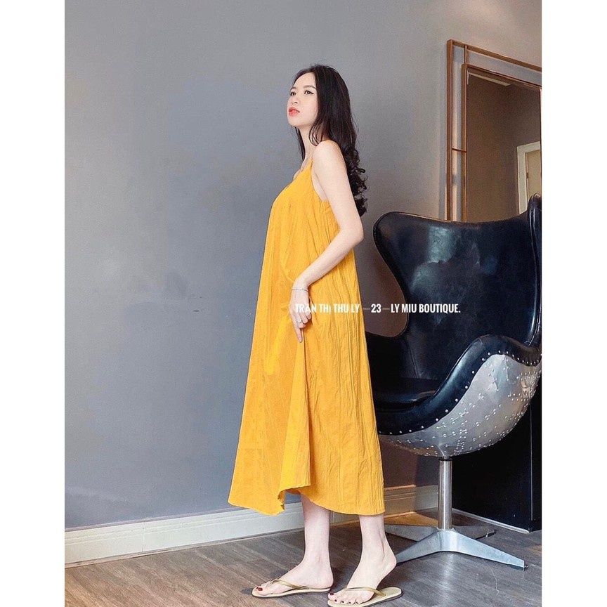 Váy 2 dây Maxi đi biển Đan chéo