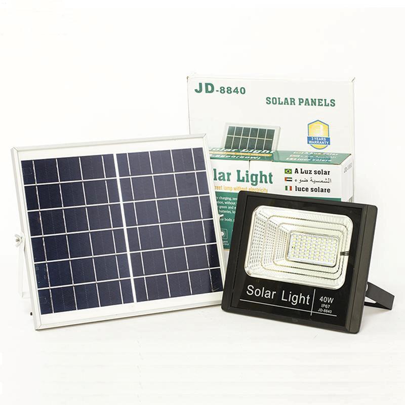 Bộ 2 Đèn LED năng lượng mặt trời SOLAR LIGHT JD-8840 - 40W