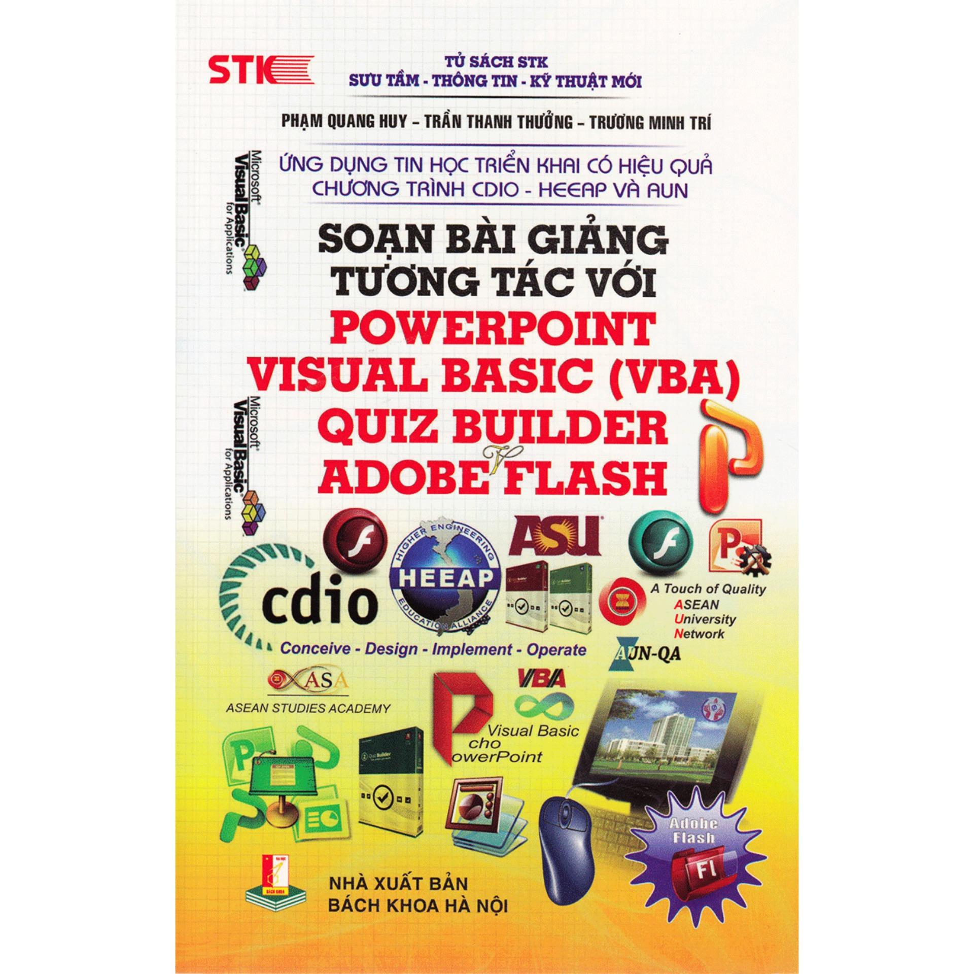 [HCM]Soạn Bài Giảng Tương Tác Với PowerPoint Visual Basic (VBA) Quiz Builder Adobe Flash