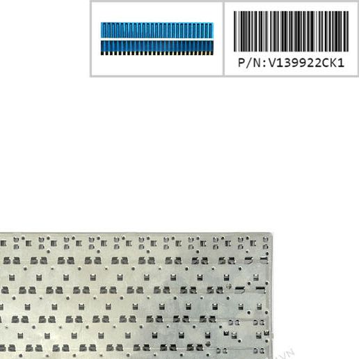 Bàn phím MSI GE60 V139922CK1 US Phím đen Chữ trắng Không tai bất ốc Số Kèm khung tương thích GT60 GE70 GT70