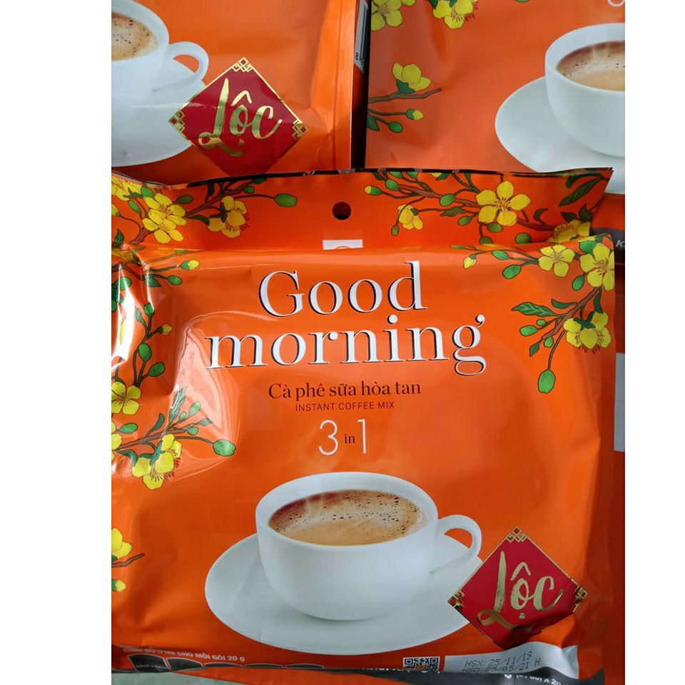 Cà phê sữa Good Morning bịch 24 gói×20g