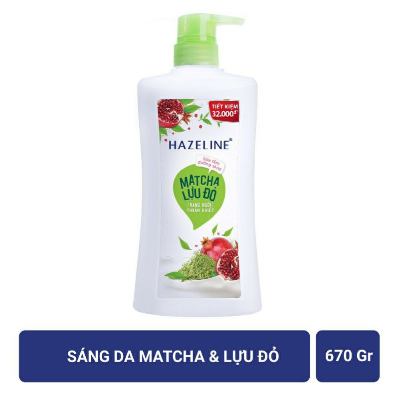 Sữa tắm dưỡng da Hazeline 670gr