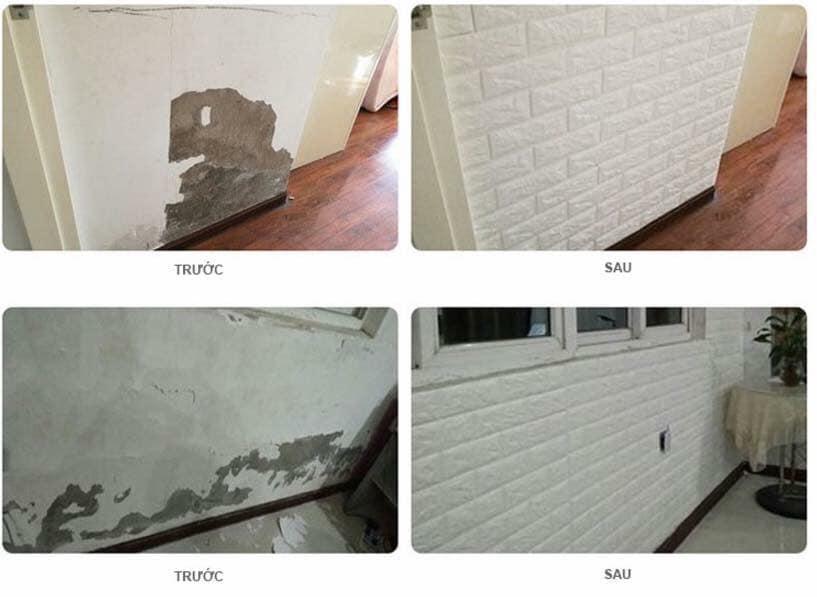 Xốp dán tường giả gạch