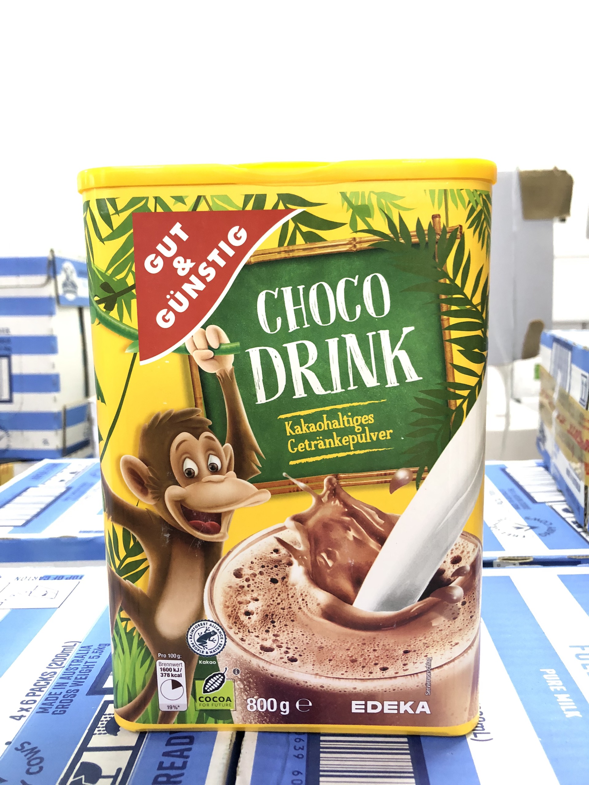 [Hộp 800g] Bột Cacao Choco Drink 800g - Nhập Khẩu Đức