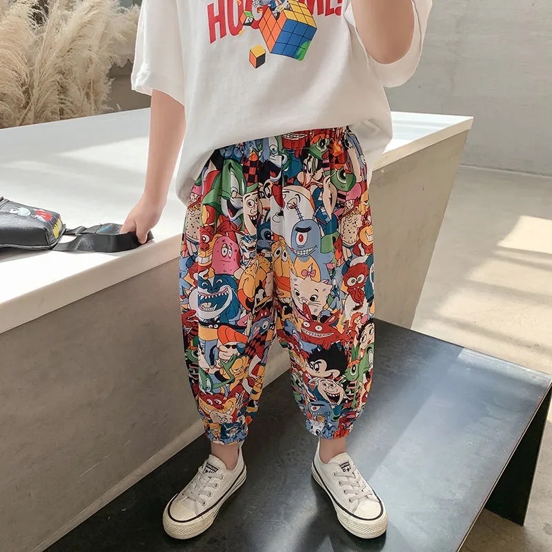 Quần jogger họa tiết hoạt hình cho bé |( N00812 )