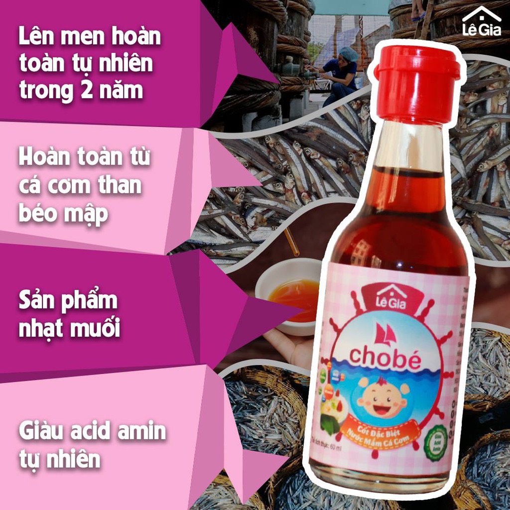 Nước mắm cho bé ăn dặm Lê Gia (Date 2025)