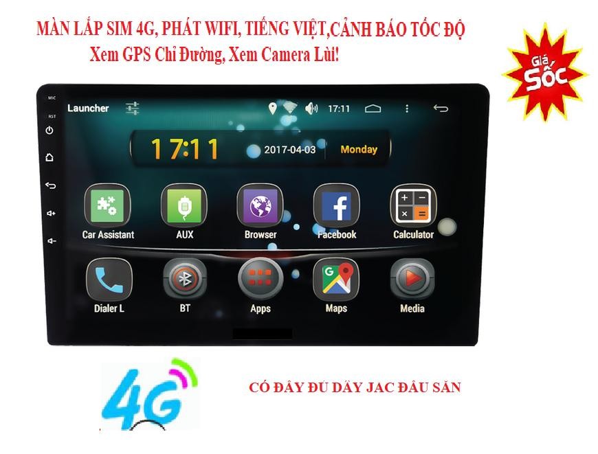 Đầu DVD Android 10inch, 9icnh Cho xe VIOS, Camry,COROLLA ALTIS,honda CIVIC  sử dụng Tiếng Việt, Tích Hợp GPS Chỉ Đường, Camera Lùi, hành trình Cho Xe Hơi, Tivi Ô Tô 10 inch Full HD Hình Ảnh Trung Thực, Cảm Ứng Mượt Mà, Âm Thanh Sắc Nét