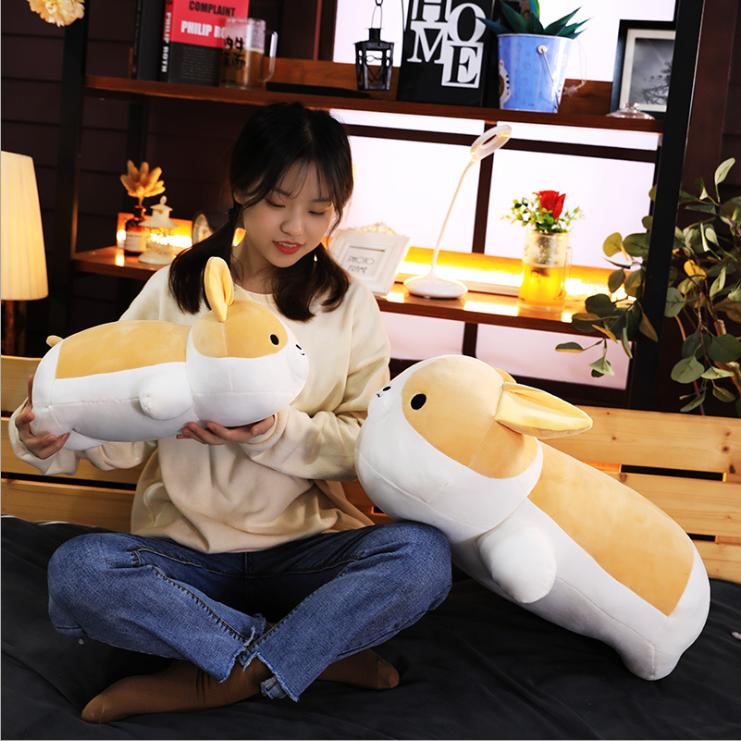 [HCM]Gấu Bông Chó Corgi Nằm Mông To Dễ Thương 2 Size