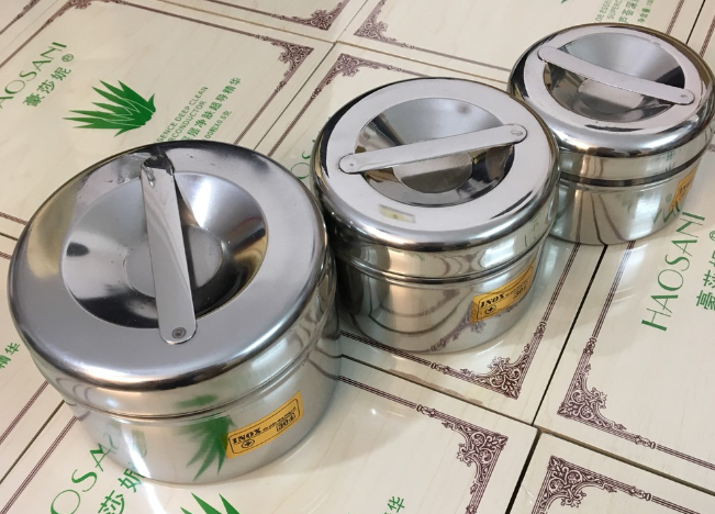 Hộp tròn đựng bông cồn y tế