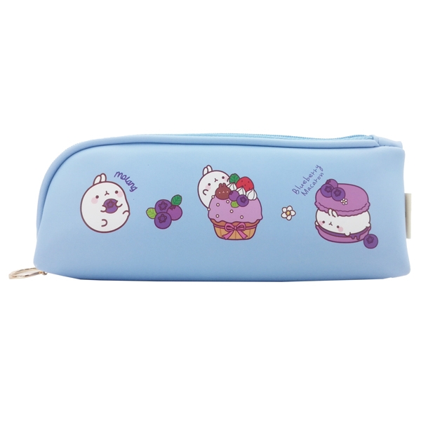 Bóp viết round corner - magic channel molang - mẫu 2 - xanh dương