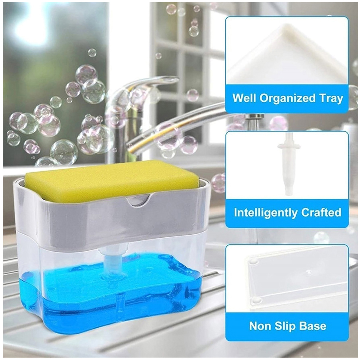 Hộp đựng nước rửa chén tiện dụng