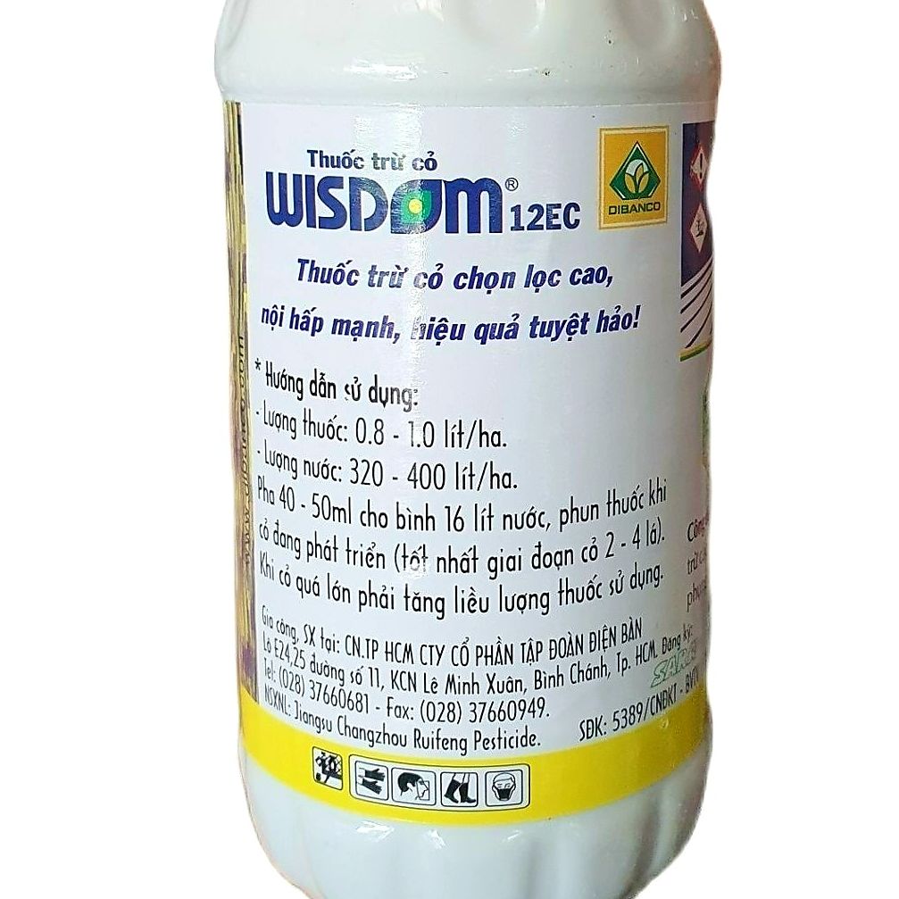 💎 Thuốc trừ cỏ chọn lọc WISDOM 12SC (250ml).💖