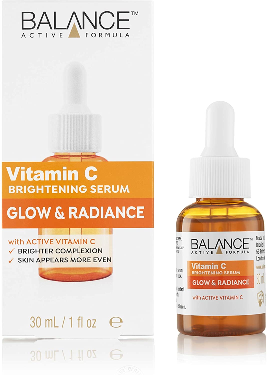 Tinh Chất Sáng Da Mờ Thâm Balance Active Skincare Vitamin C Brightening Serum 30ml Mờ Thâm Làm Đều Màu Da