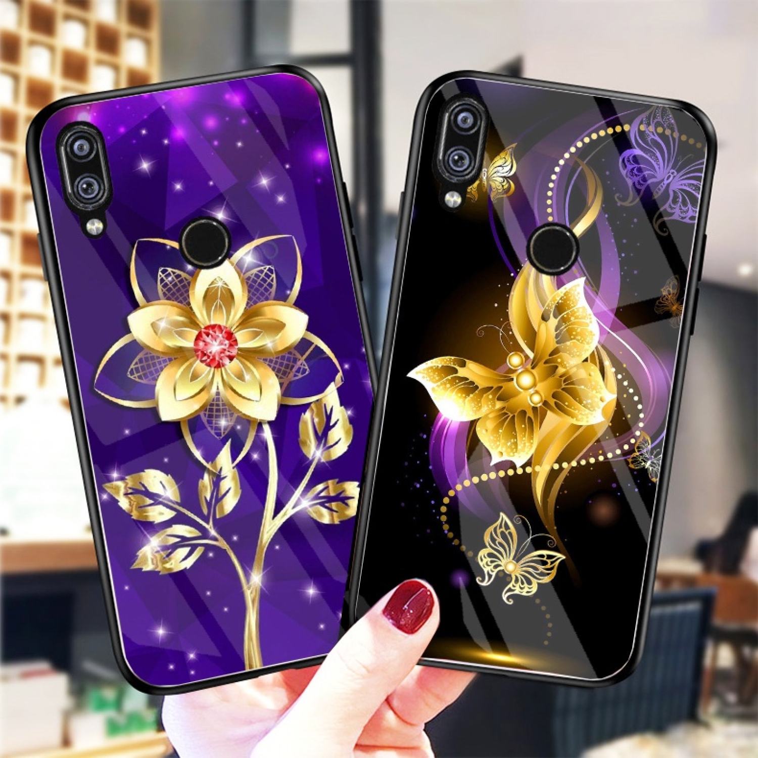 Ốp Lưng XIAOMI REDMI NOTE 7 , NOTE 7 PRO, REDMI 7 Ốp kính bóng cao cấp mới ƞhất