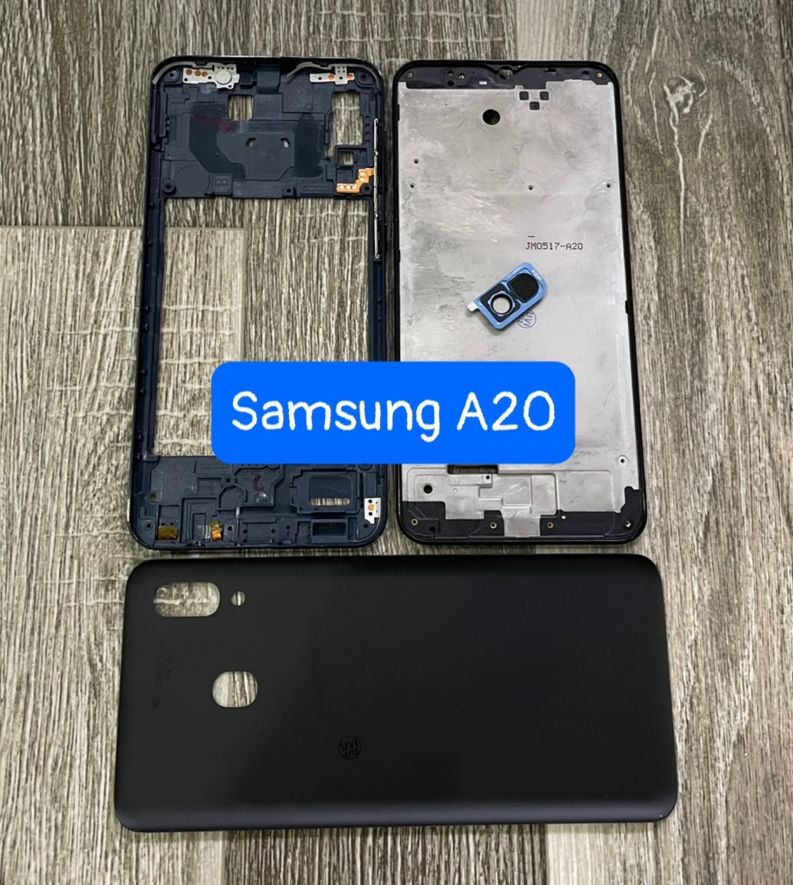 bộ xương vỏ samsung A20 (zin)
