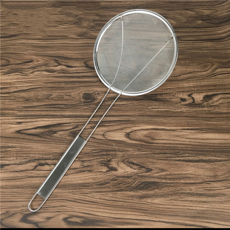 Vợt Lưới Vớt Thực Phẩm Tay Cầm Inox