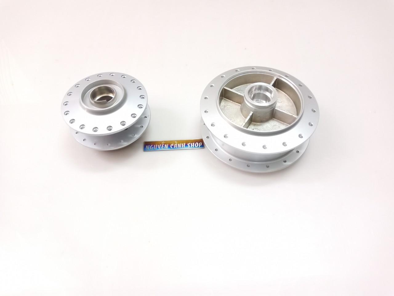 cặp đùm xe sirius 110 màu bạc