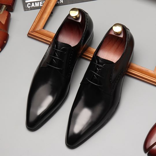 Giầy Da oxford-whole cut Chất Siêu Mềm, Đẹp