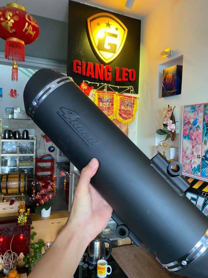 [HCM]Pô 4Road Đen cho Các Dòng Xe Tay Ga