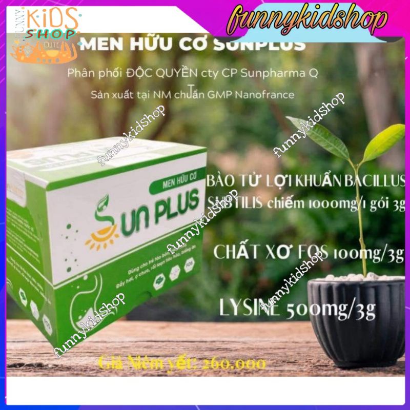 Men Hữu Cơ Sunplus- Men Sống hữu cơ Sunplus