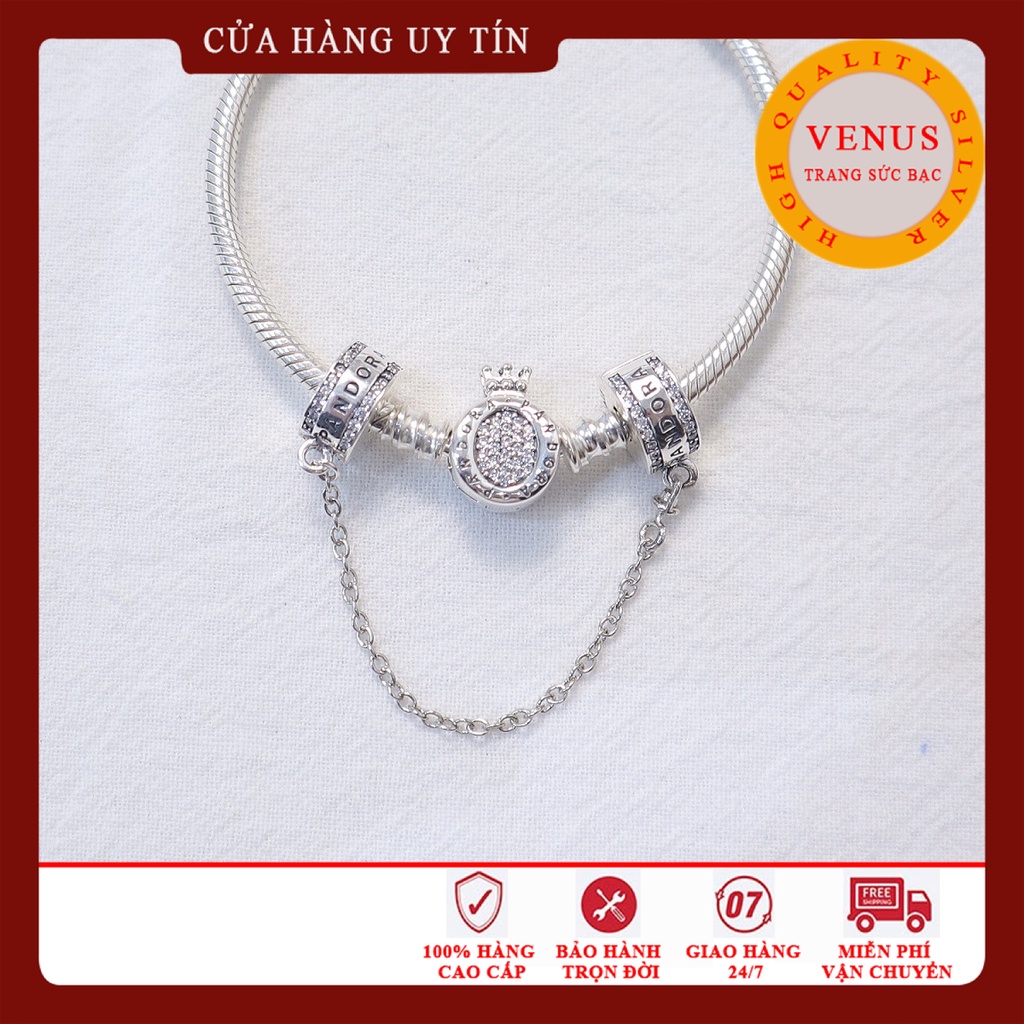 [Charm bạc 925 cao cấp] Charm xích dạng bấm- Mã sản phẩm VENUSCT8
