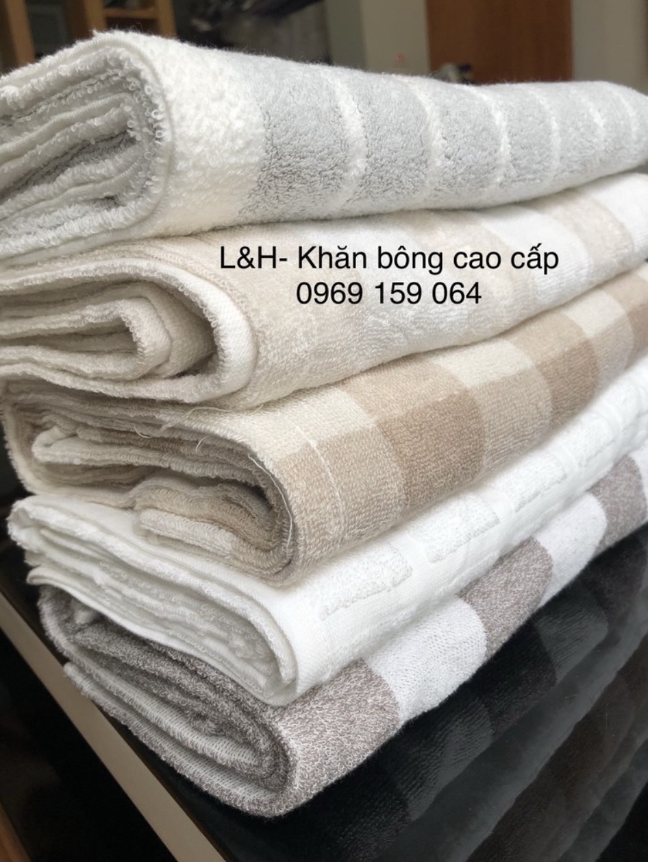 Khăn tắm Nhật Muji, Hoa Cúc, KT 60x120cm, Nặng 250g