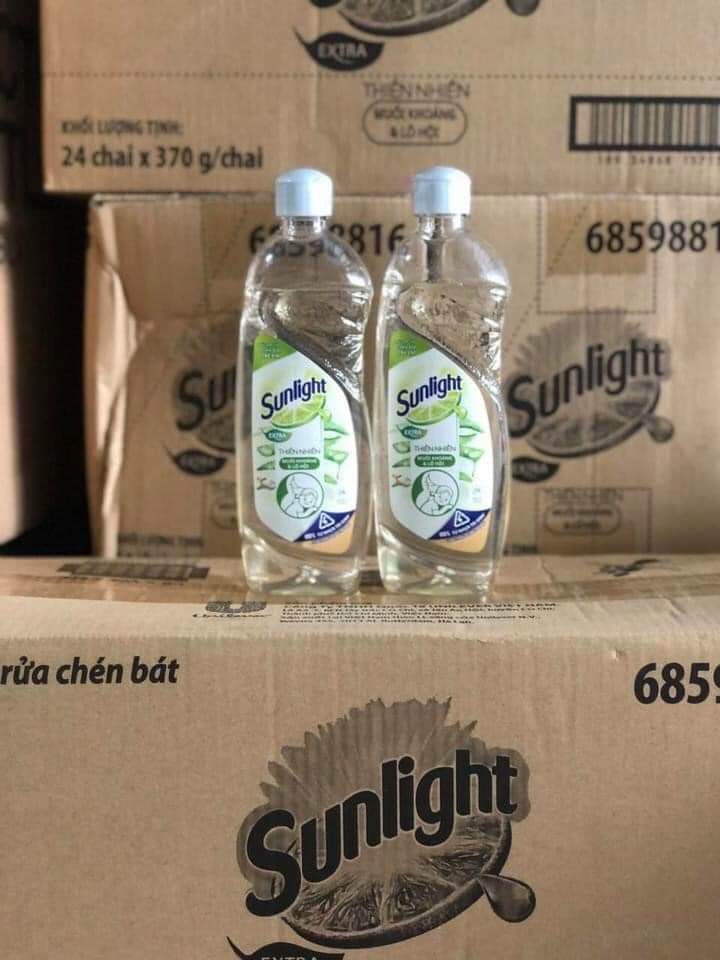 [HCM]Nước Rửa Chén Sunlight hương chanh chai 370ml