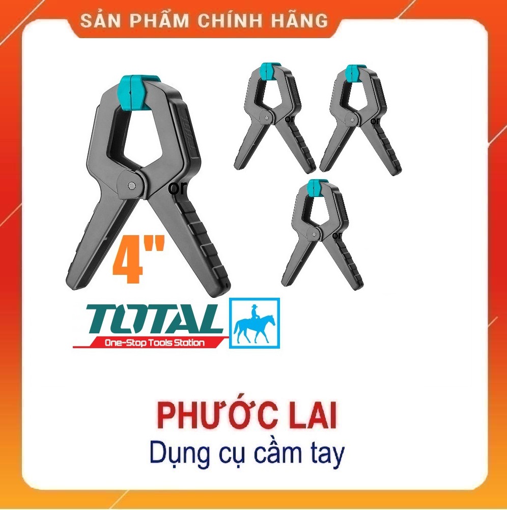 Kẹp lò xo 4"  12KGS Total THT13342