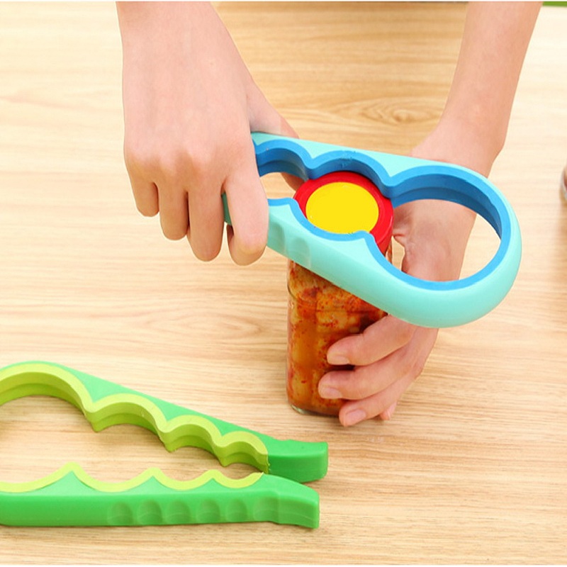 Dụng Cụ Mở Khui Nắp Đồ Hộp Đa Năng 4in1 Nhanh Chóng, Tiện Lợi